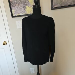 Anne Klein Black Crew Neck Sweater